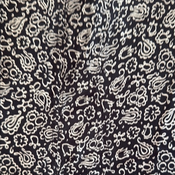 Madewell Black and White Floral Paisley Midi Dress 6 - Picture 3 of 5